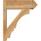 Ekena Millwork Balboa Rough Sawn Arts and Crafts Outlooker, Western Red Cedar, 8"W x 24"D x 28"H OUT08X24X28BOA03RWR - alternate 4